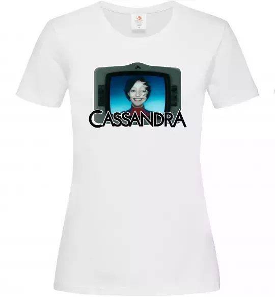 Женская футболка Cassandra TV Белый фото