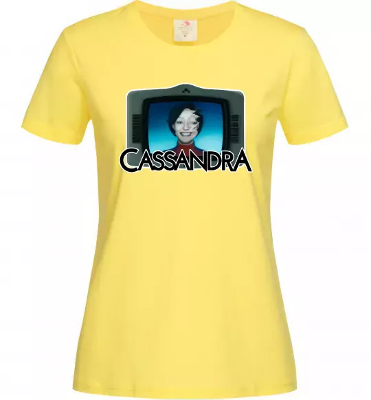 Женская футболка Cassandra TV Лимонный фото