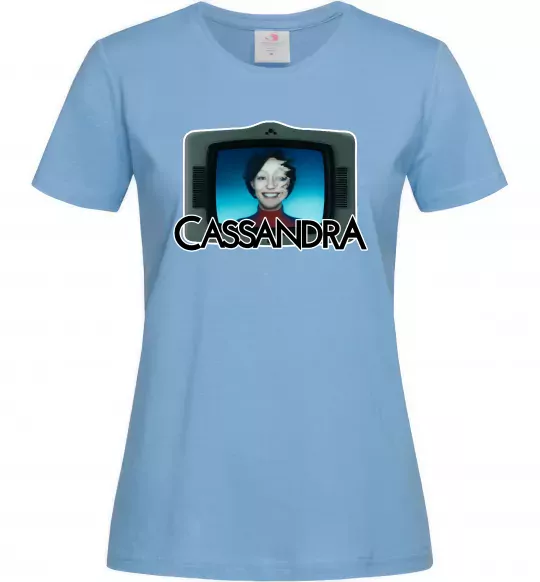 Женская футболка Cassandra TV Голубой фото