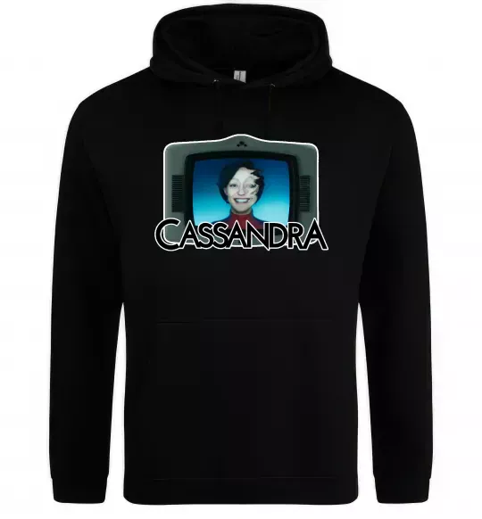 Чоловіча толстовка (худі) Cassandra TV Чорний фото