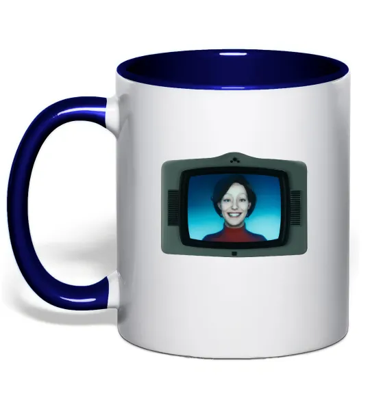 Чашка з кольоровою ручкою TV Cassandra Глибокий темно-синій фото