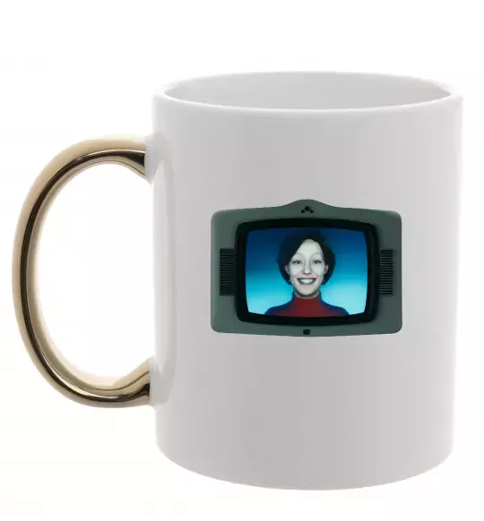 Чашка з кольоровою ручкою TV Cassandra Золото фото