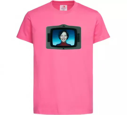 Дитяча футболка TV Cassandra Яскраво-рожевий фото