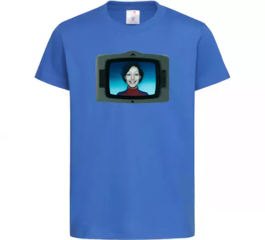 Дитяча футболка TV Cassandra Яскраво-синій фото