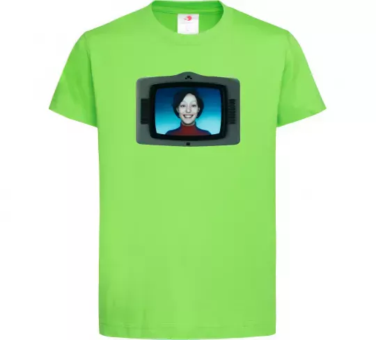 Дитяча футболка TV Cassandra Лаймовий фото