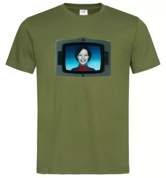 Мужская футболка TV Cassandra Оливковый фото