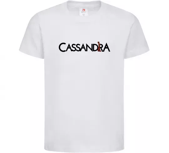 Детская футболка Cassandra Белый фото