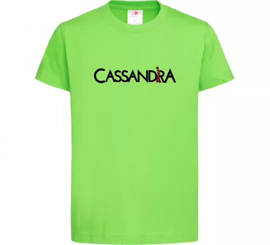 Детская футболка Cassandra Лаймовый фото