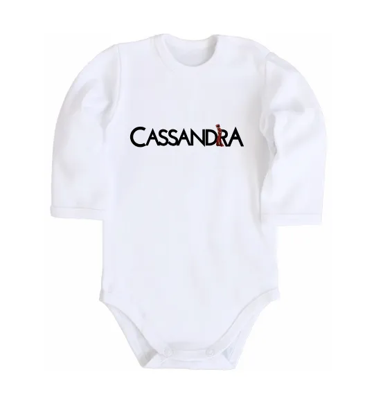 Детский боди Cassandra Белый фото
