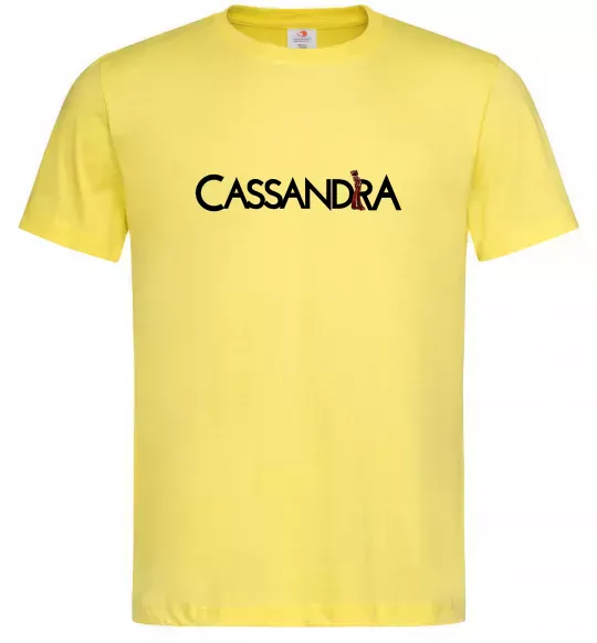 Мужская футболка Cassandra Лимонный фото