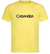 Мужская футболка Cassandra Лимонный фото