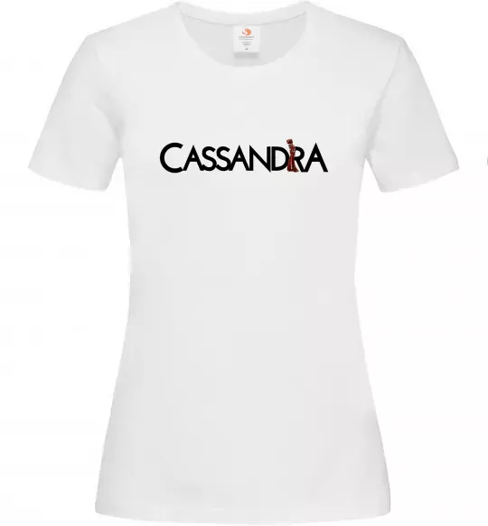 Жіноча футболка Cassandra Білий фото