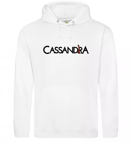 Женская толстовка (худи) Cassandra Белый фото