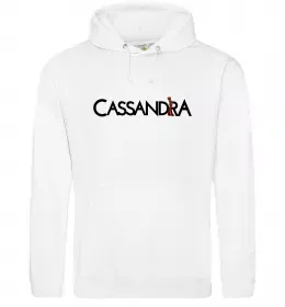 Женская толстовка (худи) Cassandra Белый фото