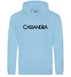 Женская толстовка (худи) Cassandra Голубой фото