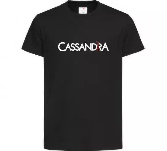 Детская футболка Cassandra Черный фото