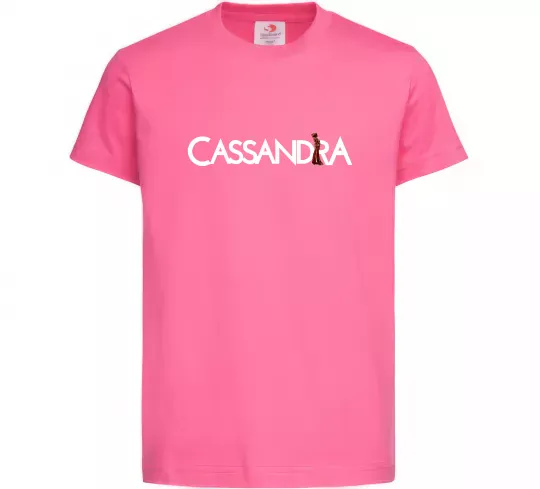 Детская футболка Cassandra Ярко-розовый фото