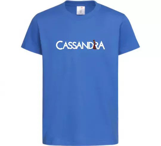 Детская футболка Cassandra Ярко-синий фото