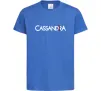 Детская футболка Cassandra Ярко-синий фото