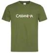 Мужская футболка Cassandra Оливковый фото