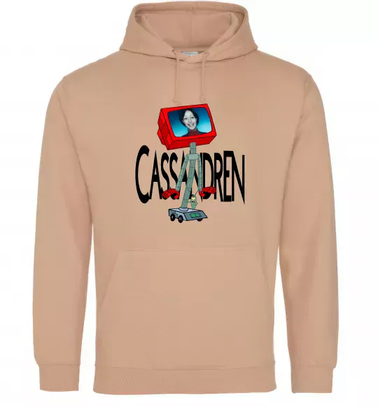 Женская толстовка (худи) Cassandren Песочный фото