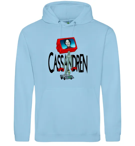 Женская толстовка (худи) Cassandren Голубой фото