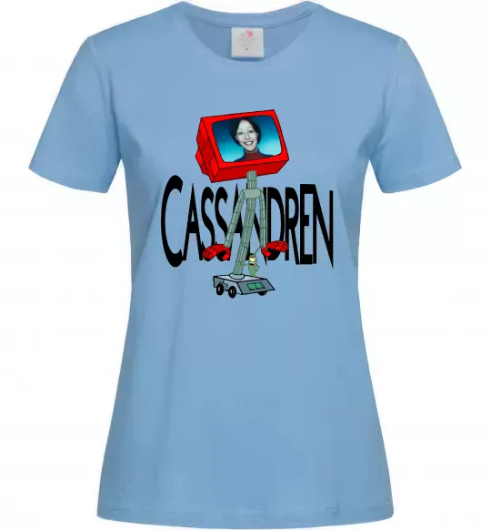 Женская футболка Cassandren Голубой фото
