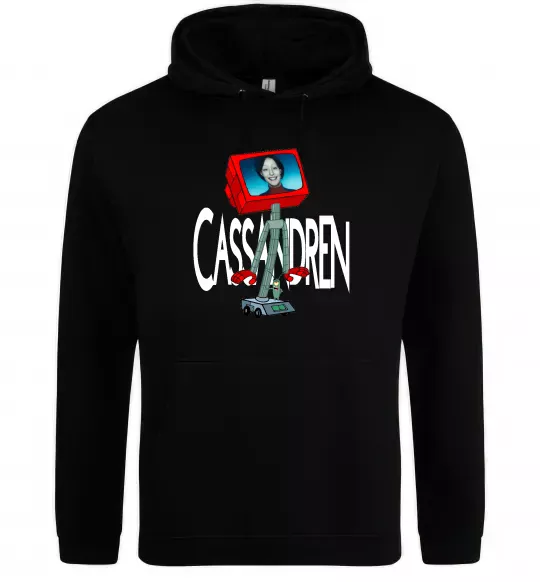 Женская толстовка (худи) Cassandren Черный фото