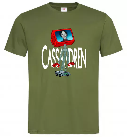 Мужская футболка Cassandren Оливковый фото