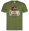 Мужская футболка Cassandren Оливковый фото