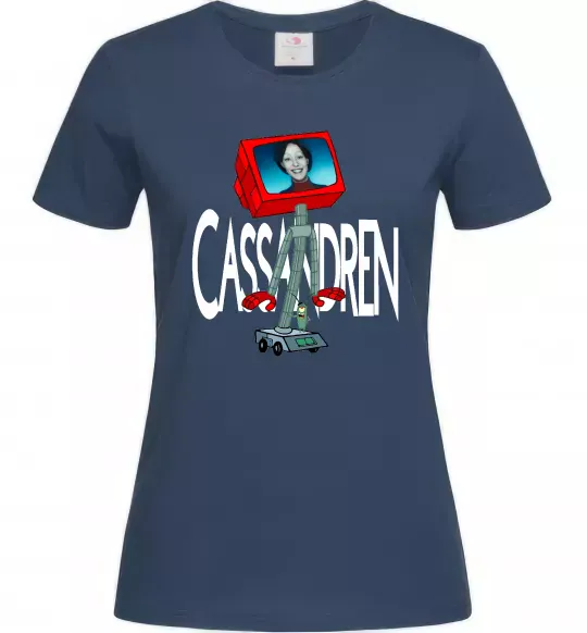 Женская футболка Cassandren Темно-синий фото