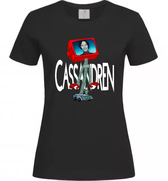 Женская футболка Cassandren Черный фото