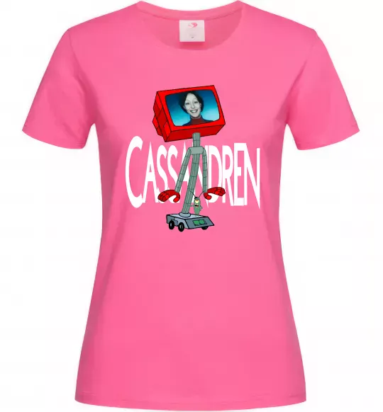 Женская футболка Cassandren Ярко-розовый фото