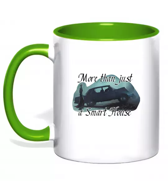 Чашка з кольоровою ручкою More than Cassandra Зелений фото