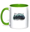 Чашка з кольоровою ручкою More than Cassandra Зелений Чашка з кольоровою ручкою More than Cassandra Зелений фото