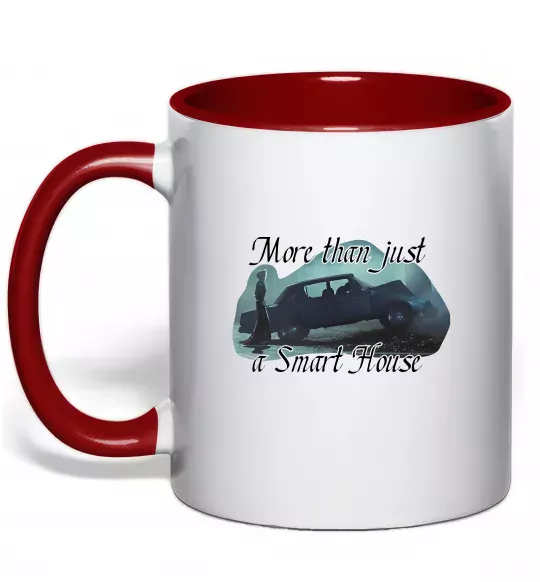 Чашка з кольоровою ручкою More than Cassandra Червоний фото