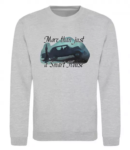 Свитшот More than Cassandra Серый меланж фото