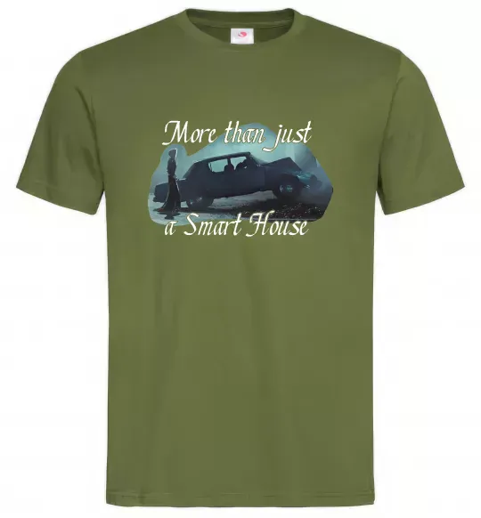 Мужская футболка More than Cassandra Оливковый фото