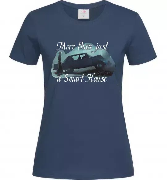 Жіноча футболка More than Cassandra Темно-синій фото