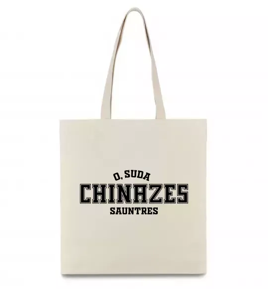 Еко-сумка Чіназес chinazes Бежевий фото