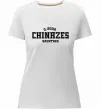 Жіноча преміум футболка Чіназес chinazes Білий фото