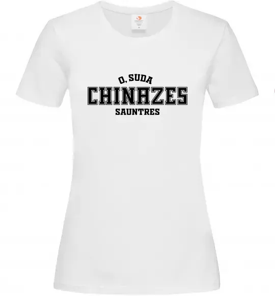 Женская футболка Чіназес chinazes Белый фото