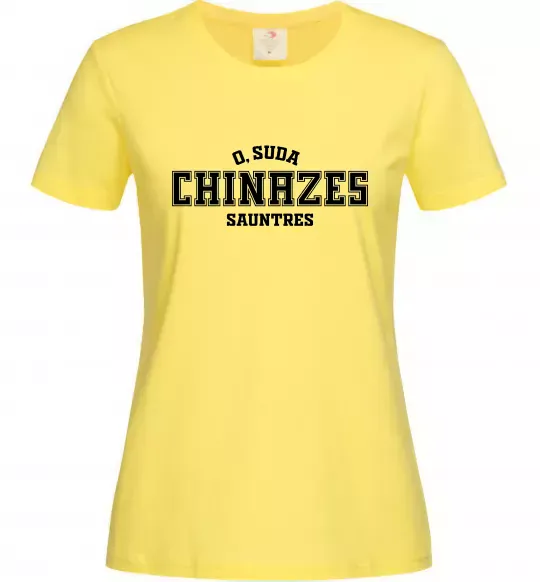 Женская футболка Чіназес chinazes Лимонный фото