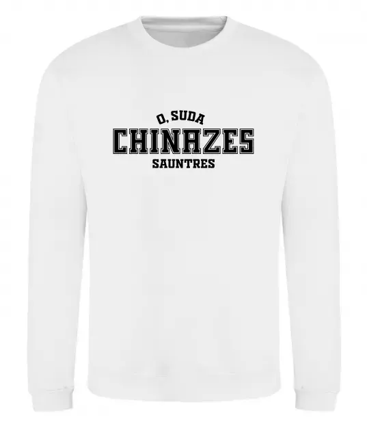 Світшот Чіназес chinazes Білий фото