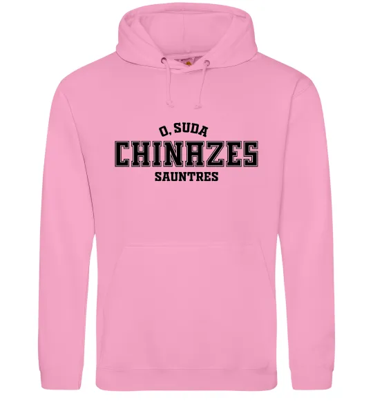 Мужская толстовка (худи) Чіназес chinazes Розовый фото