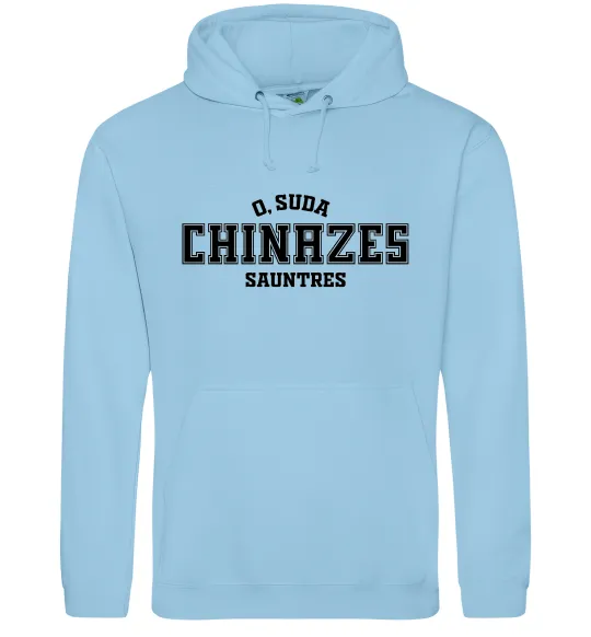 Жіноча толстовка (худі) Чіназес chinazes Блакитний фото