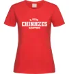 Женская футболка Чіназес chinazes Красный фото