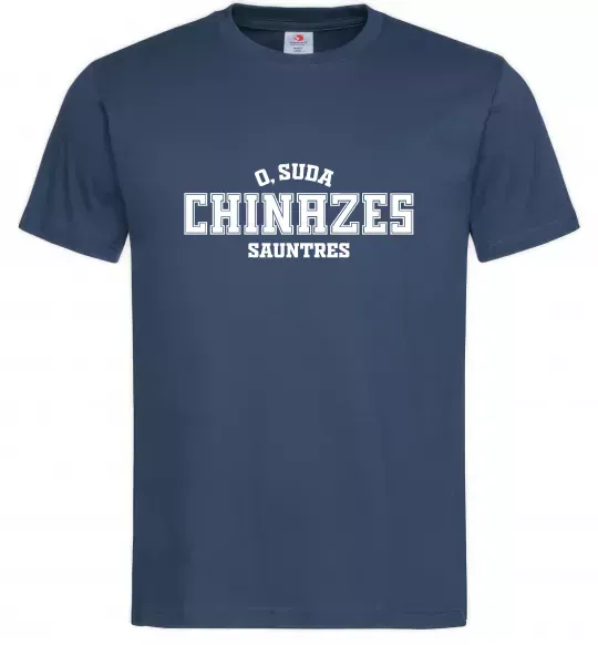 Мужская футболка Чіназес chinazes Темно-синий фото
