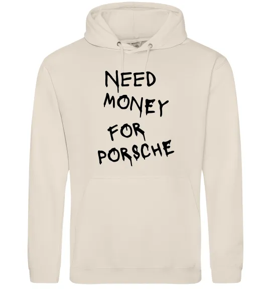 Женская толстовка (худи) Need money for Porsche Таш фото