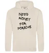 Женская толстовка (худи) Need money for Porsche Таш фото